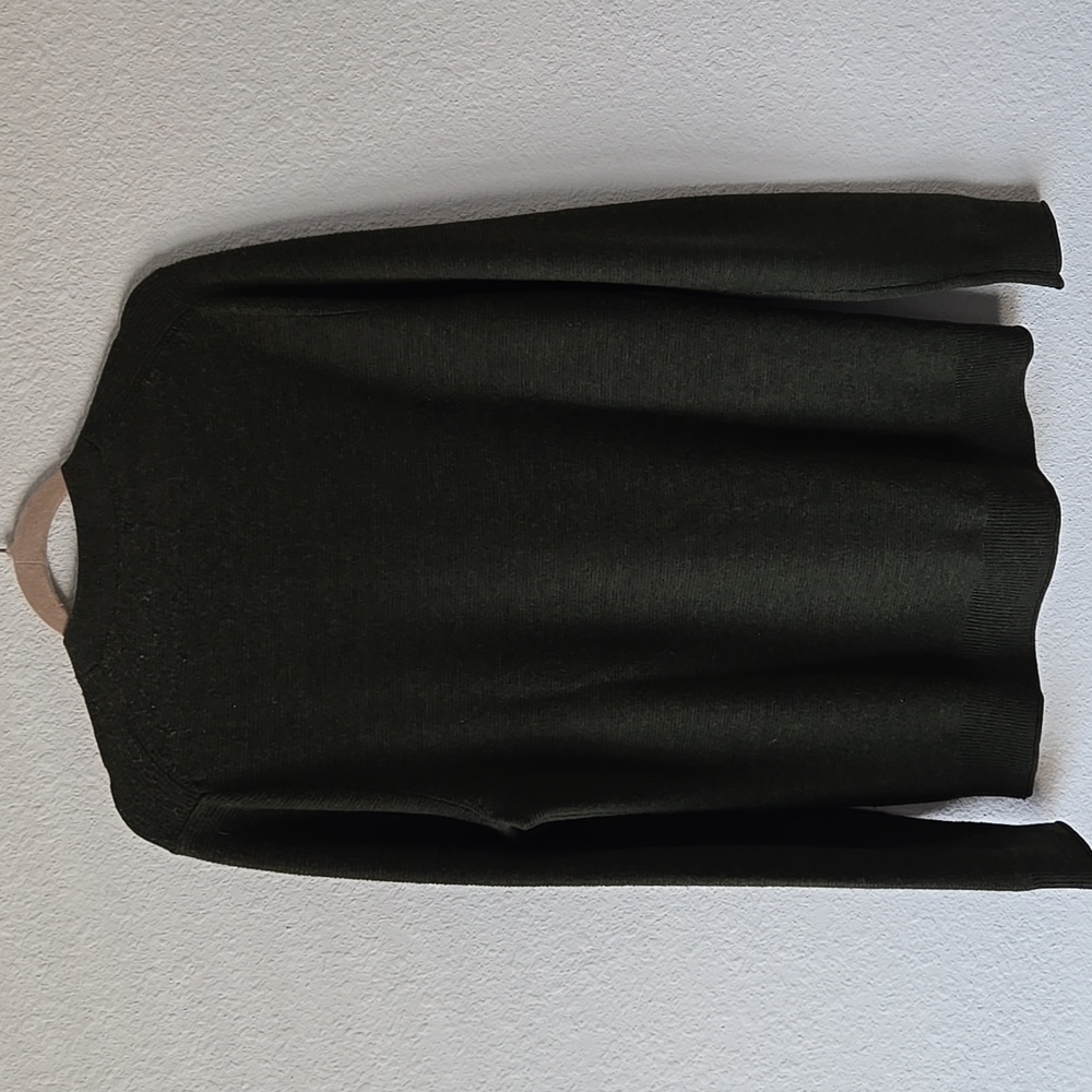 Bonobos Dark Green Academia 100% Extra Fine merino Wool sweater - Picture 4 of 7